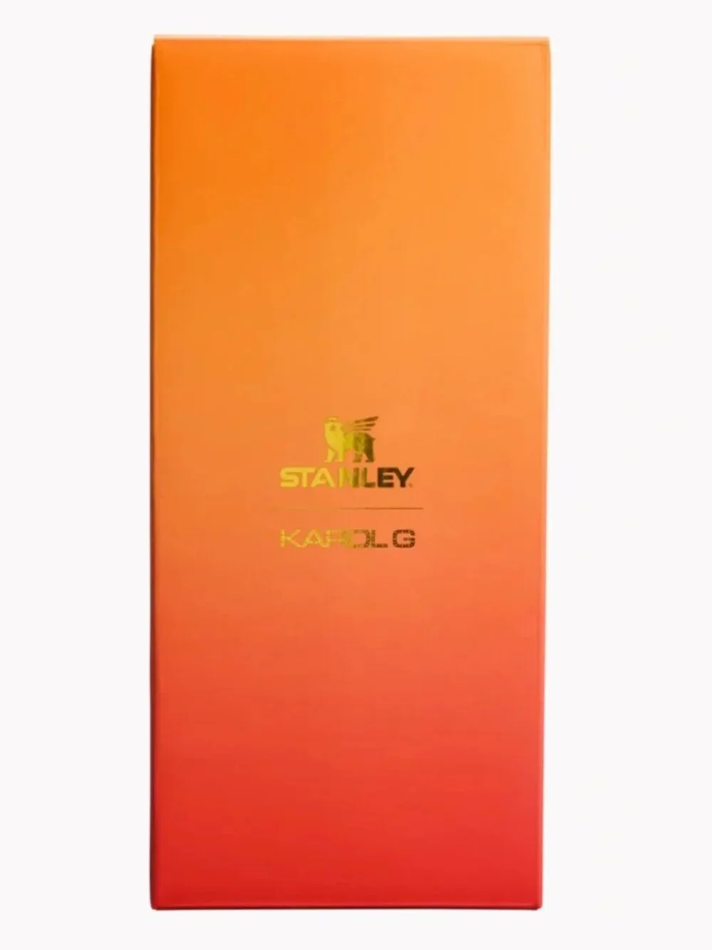 KAROL G - Stanley Metallic Red Tumbler with Bright Orange Handle - Picture 4 of 5